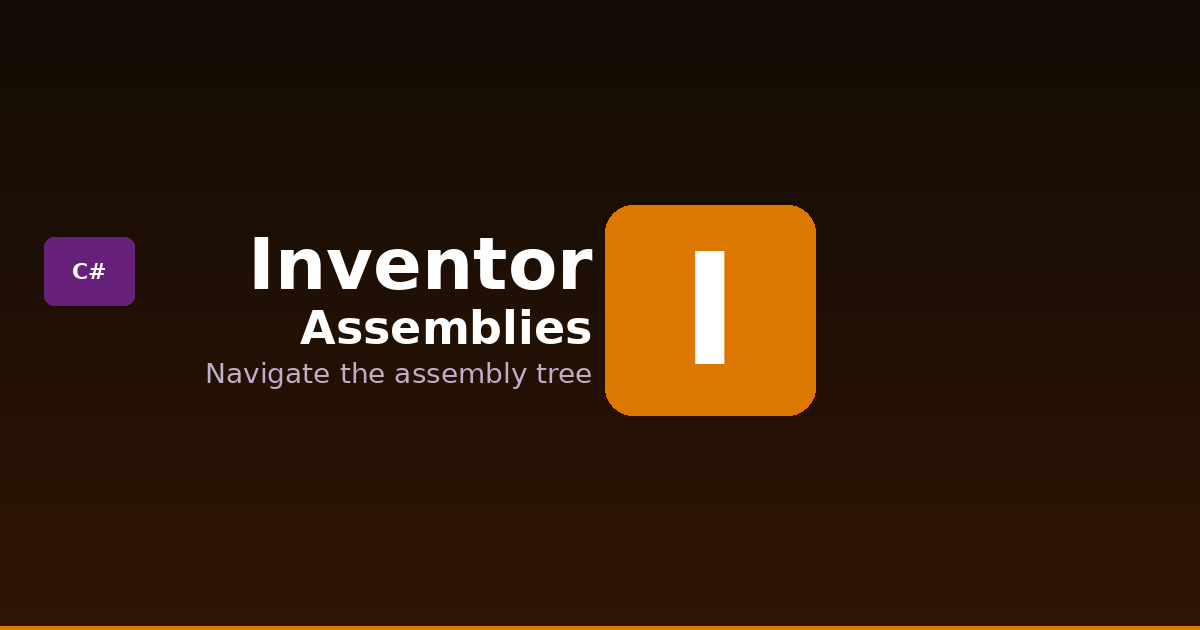 Assemblies beheren met C# in Inventor