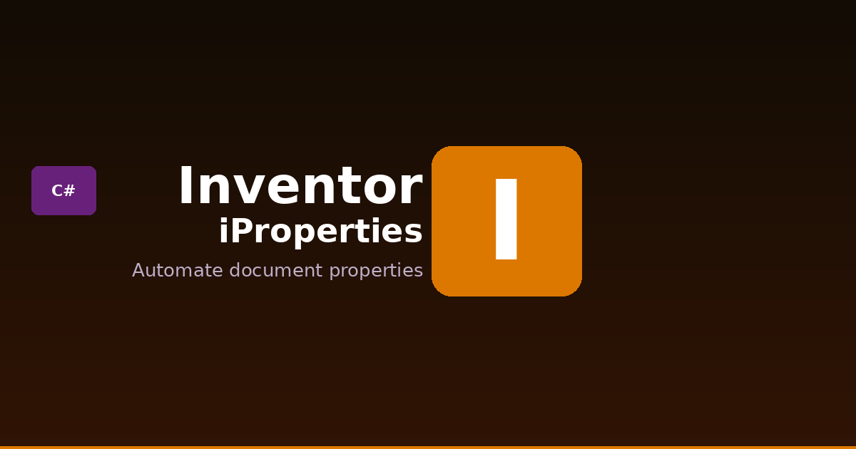 iProperties lezen en schrijven met C# in Inventor